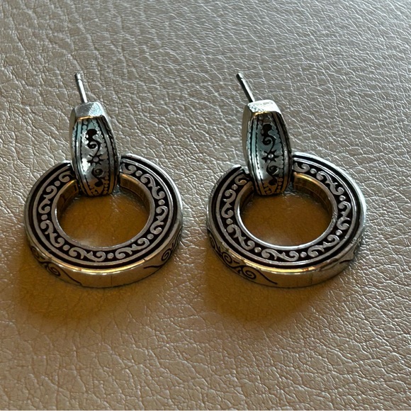 Brighton Vintage Central Park Silver Bracelet and Matching Earrings - Picture 7 of 9